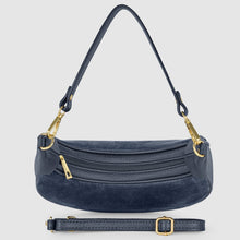 Charger l'image dans la galerie, Italian Genuine Suede & Full-Grain Leather Shoulder Bag | Arezzo