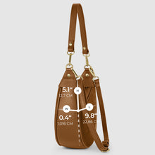 Charger l'image dans la galerie, Italian Genuine Suede & Full-Grain Leather Shoulder Bag | Arezzo