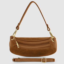 Charger l'image dans la galerie, Italian Genuine Suede & Full-Grain Leather Shoulder Bag | Arezzo