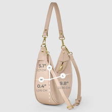 Charger l'image dans la galerie, Italian Genuine Suede & Full-Grain Leather Shoulder Bag | Arezzo