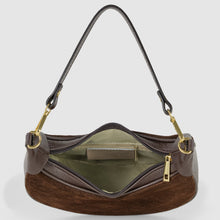 Charger l'image dans la galerie, Italian Genuine Suede & Full-Grain Leather Shoulder Bag | Arezzo