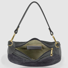 Charger l'image dans la galerie, Italian Genuine Suede & Full-Grain Leather Shoulder Bag | Arezzo