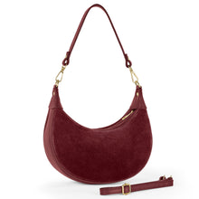 Charger l'image dans la galerie, Italian Genuine Suede & Full-Grain Leather Shoulder Bag | Arezzo