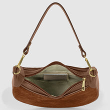 Charger l'image dans la galerie, Italian Genuine Suede & Full-Grain Leather Shoulder Bag | Arezzo