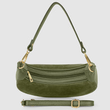 Charger l'image dans la galerie, Italian Genuine Suede & Full-Grain Leather Shoulder Bag | Arezzo
