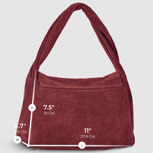 Cargar imagen en el visor de la galería, Italian Genuine Suede Top-Handle Bag | Ravenna