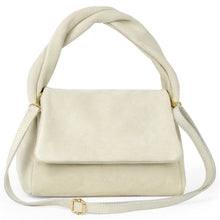 Cargar imagen en el visor de la galería, Italian Genuine Suede Top-Handle Bag | Ravenna