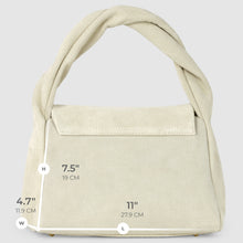 Cargar imagen en el visor de la galería, Italian Genuine Suede Top-Handle Bag | Ravenna
