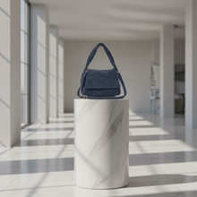 Cargar imagen en el visor de la galería, Italian Genuine Suede Top-Handle Bag | Ravenna