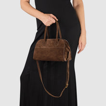 Load image into Gallery viewer, Italian Genuine Suede Top-Handle Bag | Novara