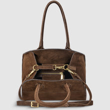 Load image into Gallery viewer, Italian Genuine Suede Top-Handle Bag | Novara