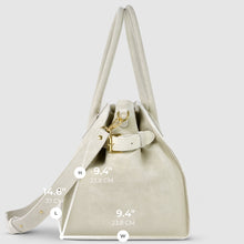 Charger l'image dans la galerie, Italian Genuine Suede Top-Handle Bag | Cuneo