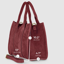 Cargar imagen en el visor de la galería, Italian Genuine Suede Tote Bag | Brianza