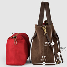 Charger l'image dans la galerie, Italian Genuine Suede Tote Bag | Rovigo
