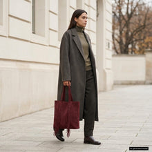 Load image into Gallery viewer, Italian Genuine Suede Tote Bag | Como