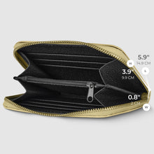 Load image into Gallery viewer, Italian Genuine Woven-Embossed Metallic Suede Wallet | Pesaro
