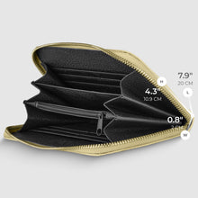 Load image into Gallery viewer, Italian Genuine Woven-Embossed Metallic Suede Wallet | Trento
