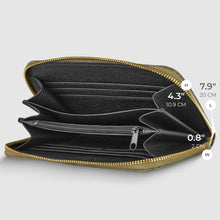 Load image into Gallery viewer, Italian Genuine Woven-Embossed Metallic Suede Wallet | Trento