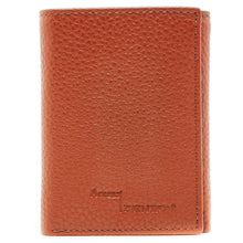 Charger l'image dans la galerie, Genuine Leather Trifold Wallet – Flip-Up Dual ID Windows, RFID Blocking