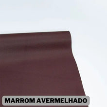 Load image into Gallery viewer, Vegan leather repair patch in reddish-brown for renewing leather furniture and goods, easy and cost-effective restoration solution.