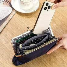 Charger l'image dans la galerie, Vintage Chic Leather Clutch Lady Purse