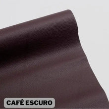 Load image into Gallery viewer, Dark brown vegan leather repair patch, perfect for quick furniture restoration.