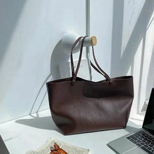 Cargar imagen en el visor de la galería, Women's Large Totes PU Leather Shoulder Bag Soft Purse Hobo Handbag Casual Top Handle Bag For Travel Work