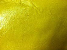 Load image into Gallery viewer, Yellow exotic leather hide with natural texture, ideal for crafts and garments, size 7 to 10 square feet.