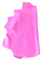 Load image into Gallery viewer, Premium pink lambskin leather hide with buttery soft texture, ideal for crafting and fashion projects.