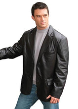 Load image into Gallery viewer, REED Men's Premium Lambskin Leather Blazer Sports Jacket