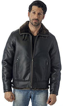 Load image into Gallery viewer, Men's Bomber Jacket - Shearling Style Coat | Reed Sports Wear