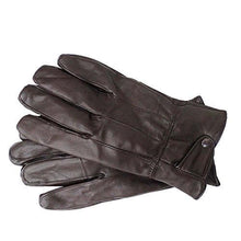 Load image into Gallery viewer, Reed Men's leather driving gloves, touchscreen compatible, warm lined, ideal for winter. Genuine sheepskin, stylish and functional.