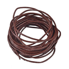Cargar imagen en el visor de la galería, REED genuine leather cord for braiding and lacing, ideal for DIY jewelry making, crafts, and footwear projects.