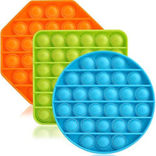 Load image into Gallery viewer, eZthings Heavy Duty Stress Relief Sensory Toy in blue, green, and orange shapes, perfect for anxiety and relaxation for kids and adults.