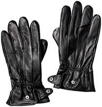 Load image into Gallery viewer, Reed Men's Leather Touchscreen Driving Gloves with Warm Lining for Winter, Stylish Black Design, Ideal for Cold Weather Driving