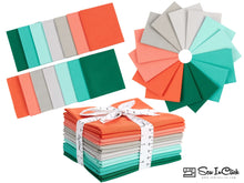 Load image into Gallery viewer, Christmas Fat Quarter Bundle in Pine Xmas Colors, 100% Cotton, Quilting Craft Fabric, 14 Pieces, Soft and Durable, Special Gift