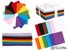 Load image into Gallery viewer, Fat Quarter Bundle with 12 vibrant new Pride Flag colors, 100% cotton, ideal for quilting and crafting. Includes 53x46 cm fabric pieces.