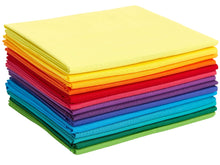 Load image into Gallery viewer, Fat Quarter Bundle in Rainbow Colors, 100% Cotton, 14 Pieces, Perfect for Quilting and Crafting Projects
