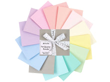 Load image into Gallery viewer, Pastel Mix Fat Quarter Bundle - 100% Cotton Fabric for Quilting, 14 Assorted Colors
