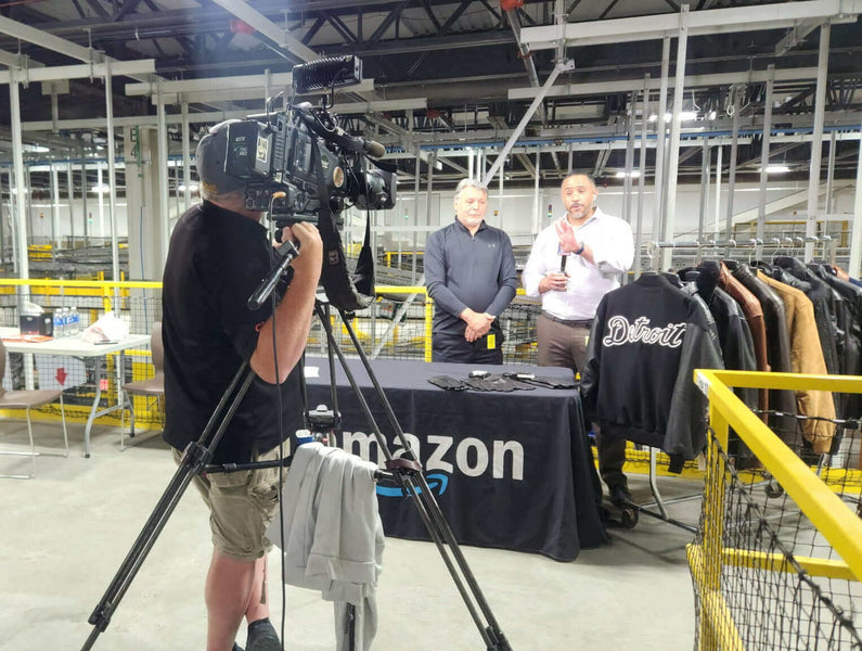 Detroit-Area Media Visits Amazon Warehouse as Prime Day Orders Surge