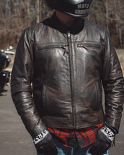 Cargar imagen en el visor de la galería, Rocky Men's Motorcycle Leather Jacket
