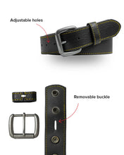 Cargar imagen en el visor de la galería, FULL GRAIN WITH CUSTOM STITCH BELTS
