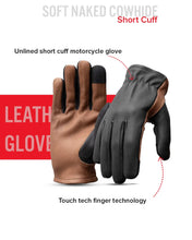 Load image into Gallery viewer, Roper Men's Motorcycle Leather Gloves
