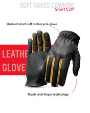 Load image into Gallery viewer, Roper Men's Motorcycle Leather Gloves

