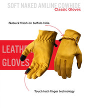 Load image into Gallery viewer, Ranch Men's Motorcycle Leather Gloves
