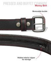 Charger l'image dans la galerie, Money Belt - Cow Leather
