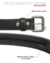 Charger l'image dans la galerie, Money Belt - Cow Leather
