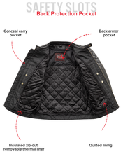 Cargar imagen en el visor de la galería, Grand Prix - Men's Leather Motorcycle Jacket
