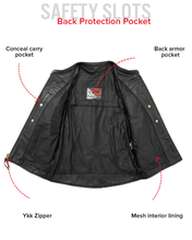 Cargar imagen en el visor de la galería, Indy Men's Motorcycle Leather Jacket
