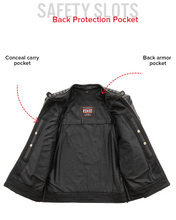 Cargar imagen en el visor de la galería, Lightweight Motorcycle Twill and Leather Jacket
